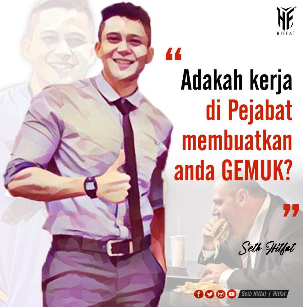 Adakah berada di pejabat membuat anda gemuk?