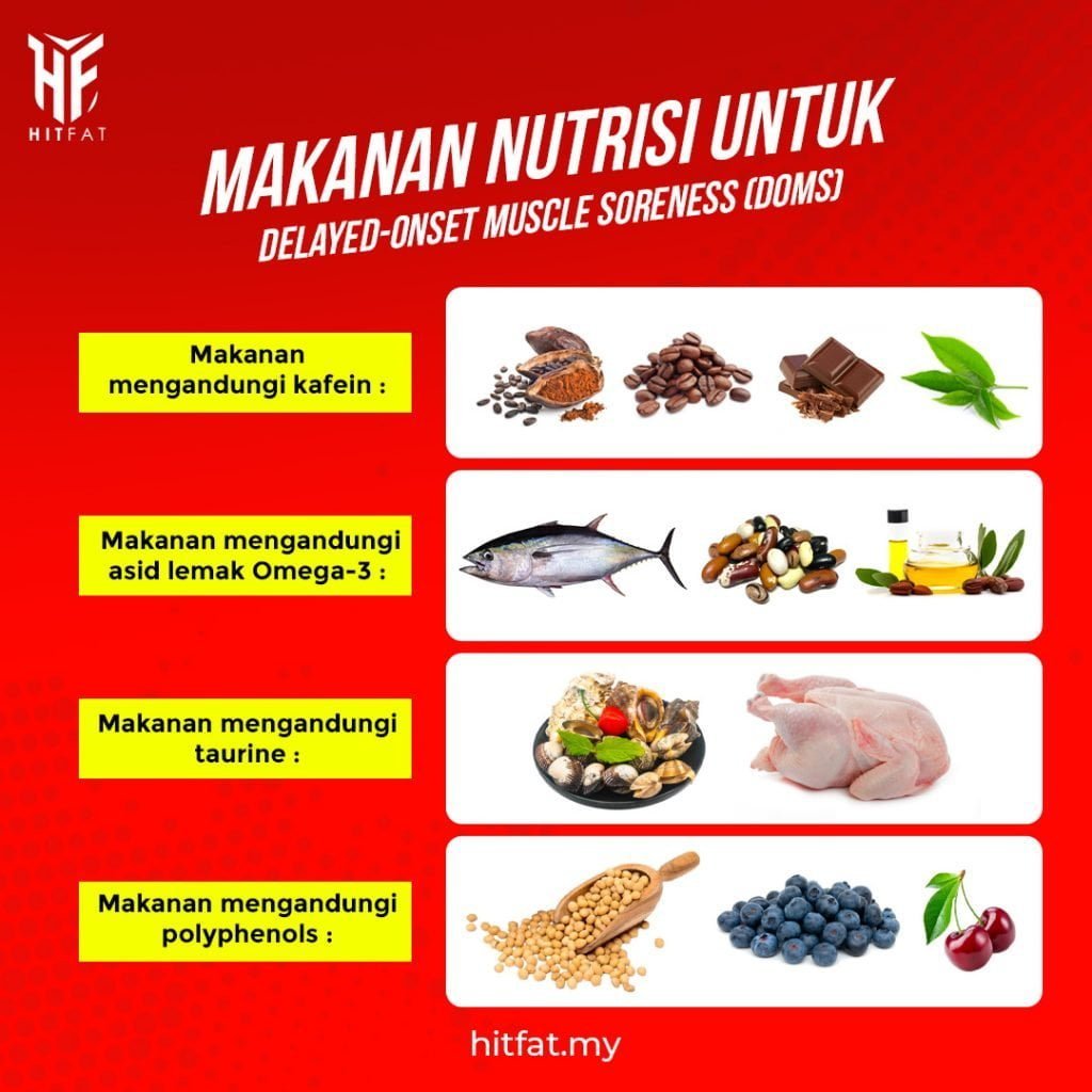 Makanan Untuk Delay-Onset Muscle Soreness (DOMS)