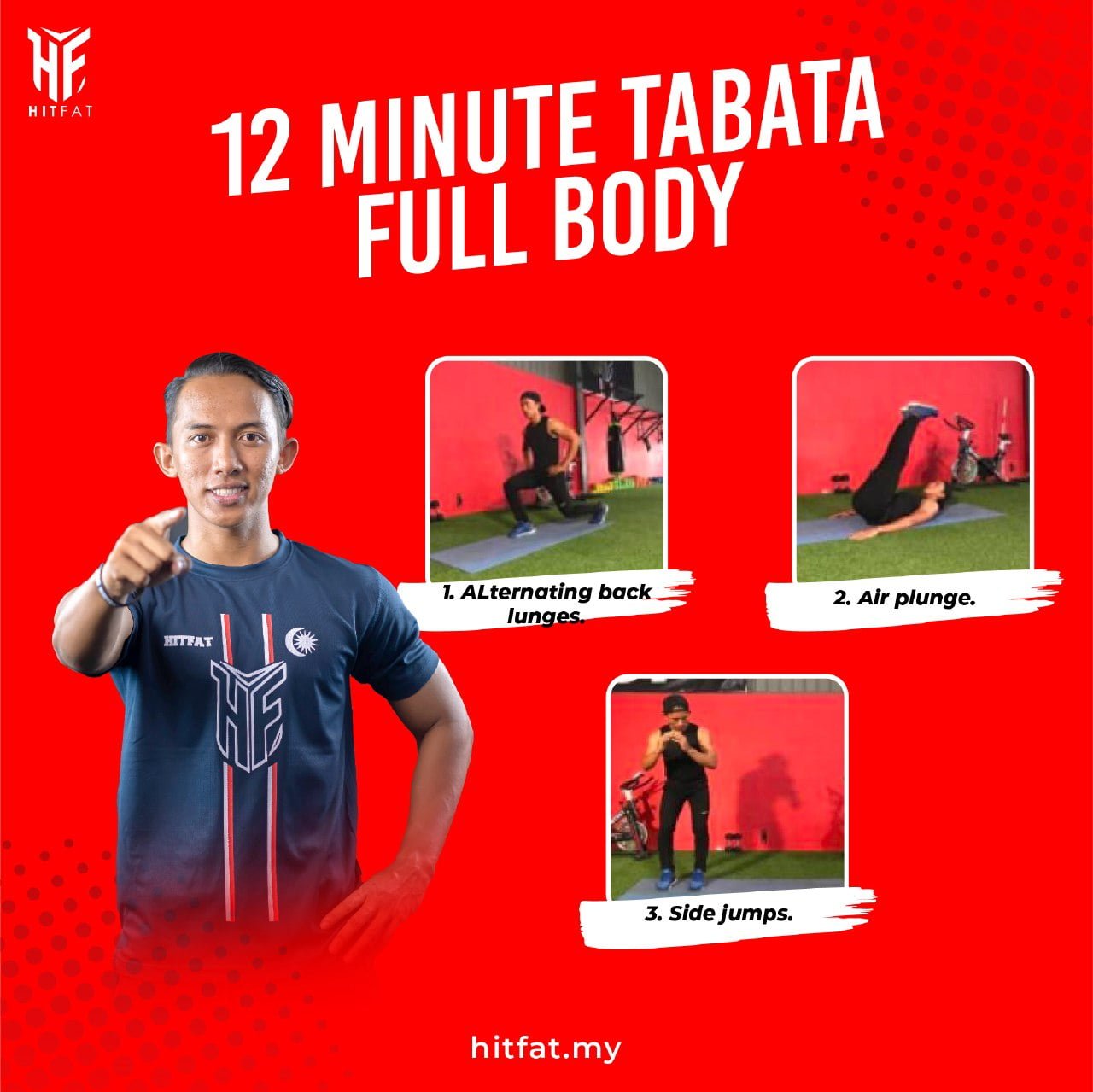 12-Minit Senaman Tabata Full-Body