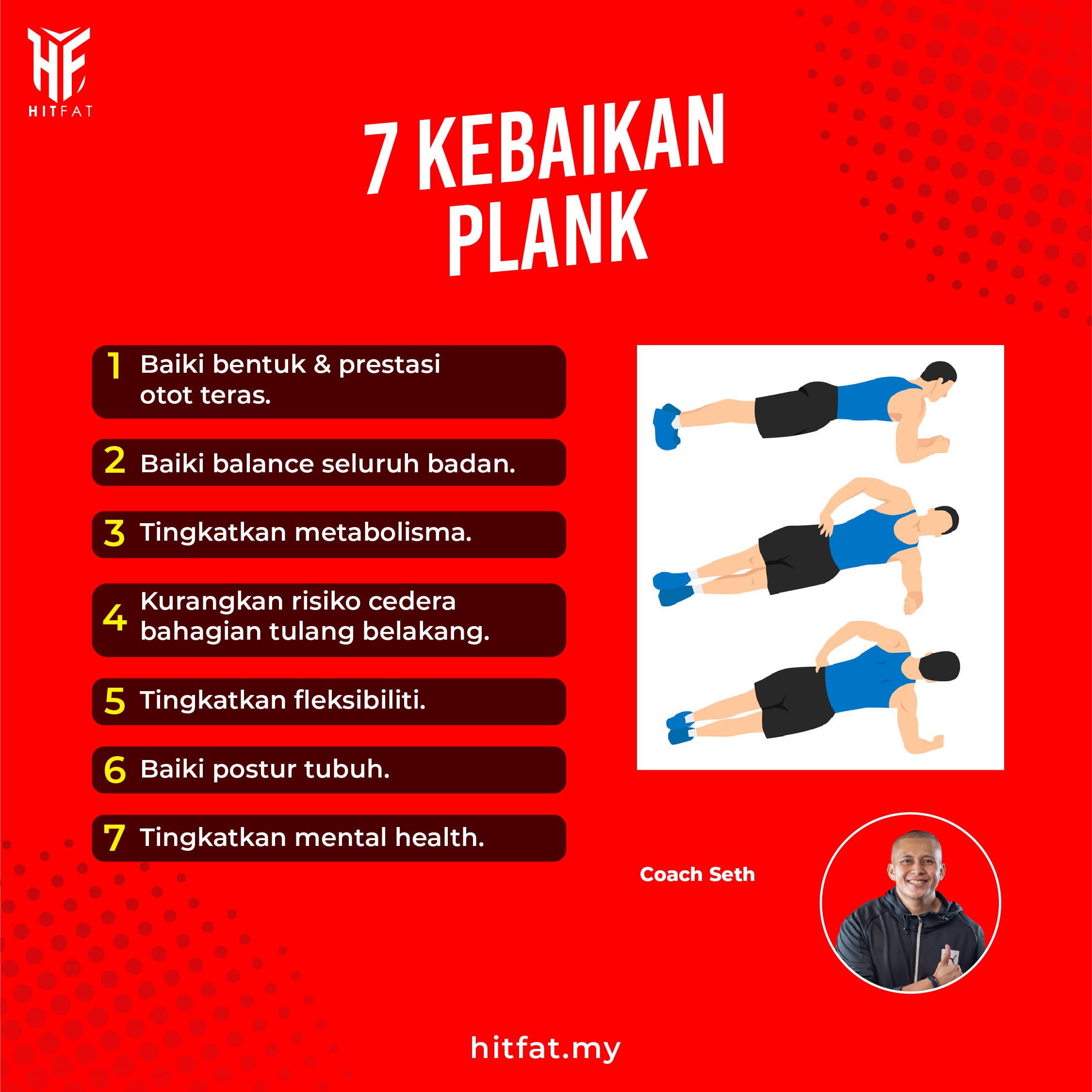 7 Kebaikan Plank